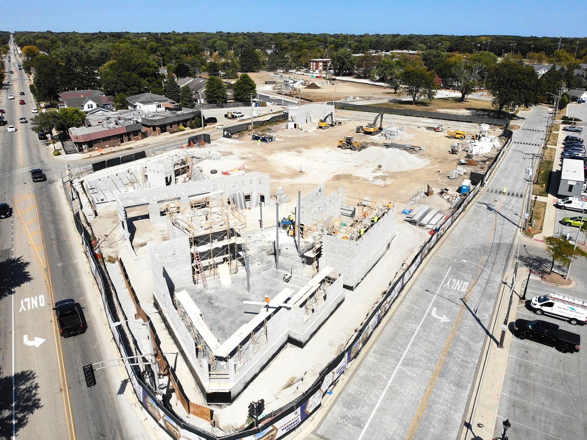 Harmony Square construction on September 16, 2024